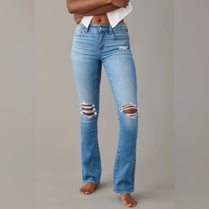 AE Stretch High-Waisted Skinny Kick Jean Size 4 Tall